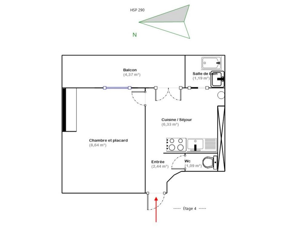 Appartement T1 MARSEILLE 01 (13001) ALTEA IMMOBILIER